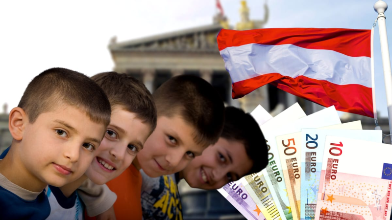Alocatie de 150 euro in Austria